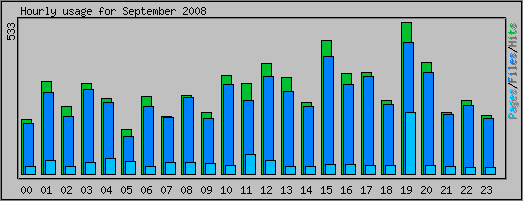 Hourly usage