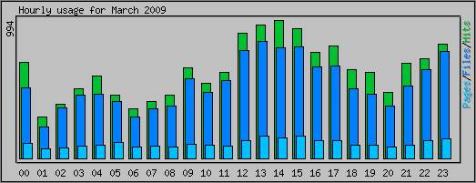 Hourly usage