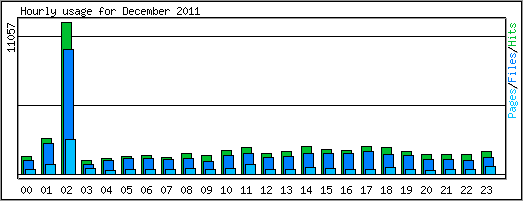 Hourly usage