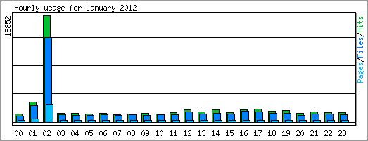 Hourly usage