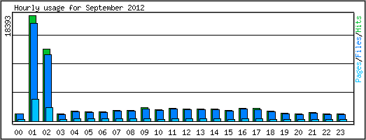 Hourly usage