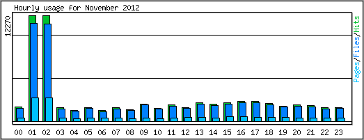 Hourly usage