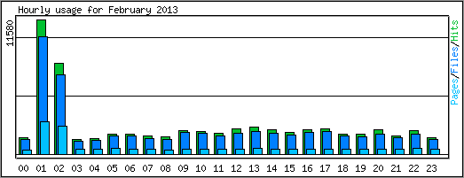 Hourly usage