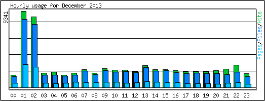 Hourly usage