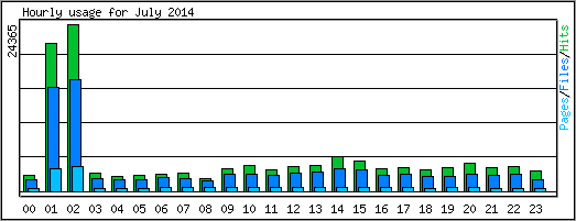 Hourly usage